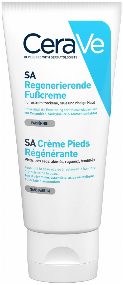 CERAVE / SA / Восстанавливающий крем для сухой, потрескавшейся кожи ног, 88 мл CERAVE / SA / Восстанавливающий крем для сухой, потрескавшейся кожи ног, 88 мл