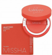 Missha Тональный крем Velvet Finish Cushion PA+++, SPF 50+, 15 мл/15 г, оттенок: №21, 1 шт.